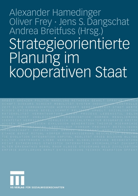 Cover image for book Strategieorientierte Planung im kooperativen Staat