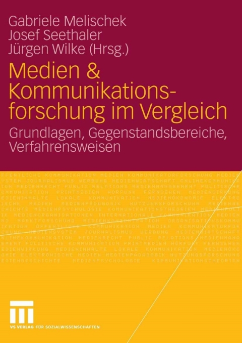 Cover image for book Medien & Kommunikationsforschung im Vergleich
