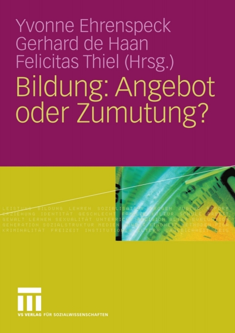 Cover image for book Bildung: Angebot oder Zumutung?