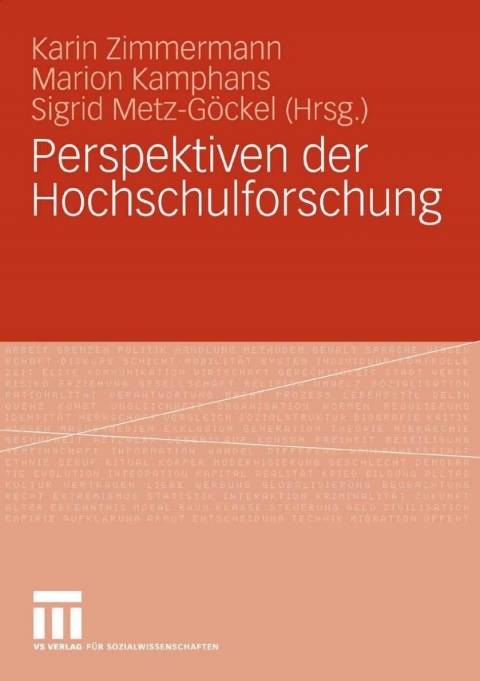 Cover image for book Perspektiven der Hochschulforschung