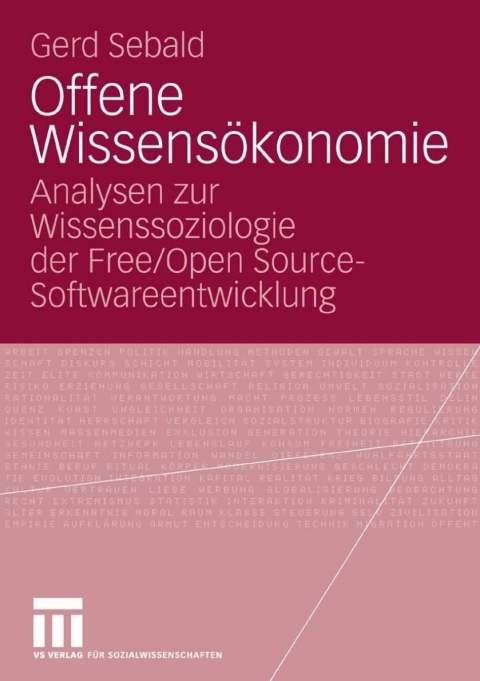 Cover image for book Offene Wissensökonomie