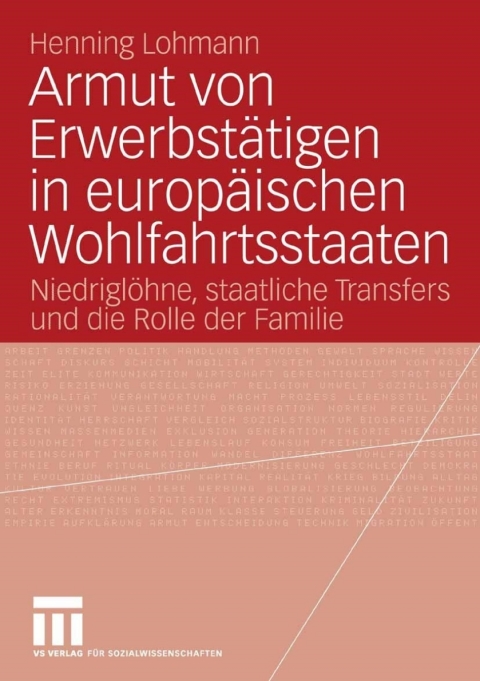Cover image for book Armut von Erwerbstätigen in europäischen Wohlfahrtsstaaten