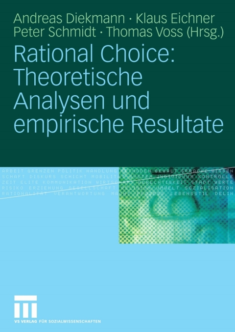 Cover image for book Rational Choice: Theoretische Analysen und empirische Resultate