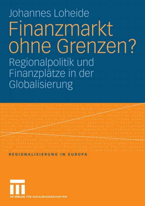 Cover image for book Finanzmarkt ohne Grenzen?