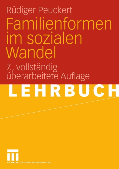 Cover image for book Familienformen im sozialen Wandel