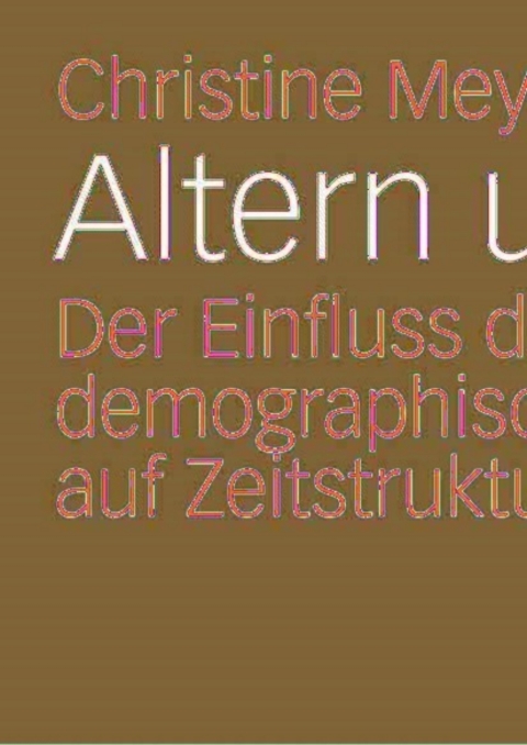 Cover image for book Altern und Zeit