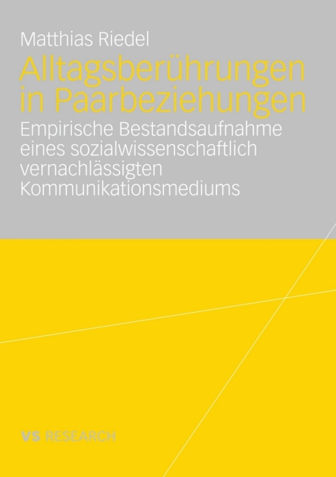 Cover image for book Alltagsberührungen in Paarbeziehungen