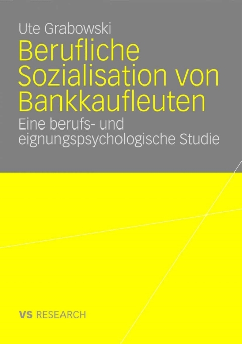 Cover image for book Berufliche Sozialisation von Bankkaufleuten