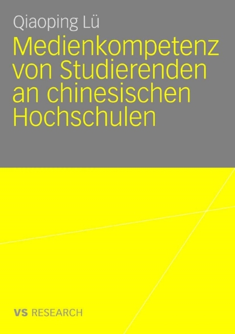 Cover image for book Medienkompetenz von Studierenden an chinesischen Hochschulen