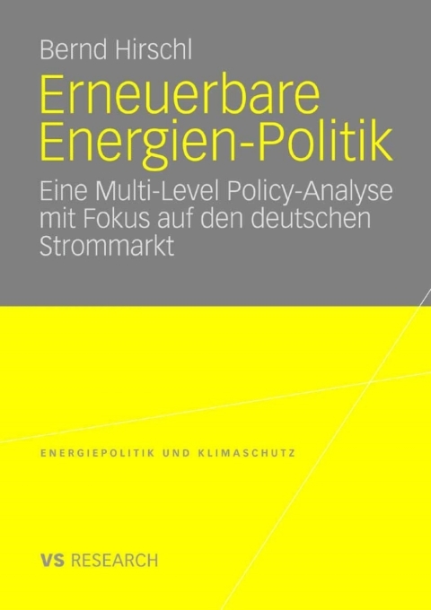 Cover image for book Erneuerbare Energien-Politik