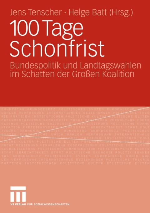 Cover image for book 100 Tage Schonfrist