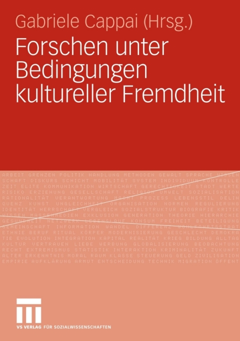 Cover image for book Forschen unter Bedingungen kultureller Fremdheit