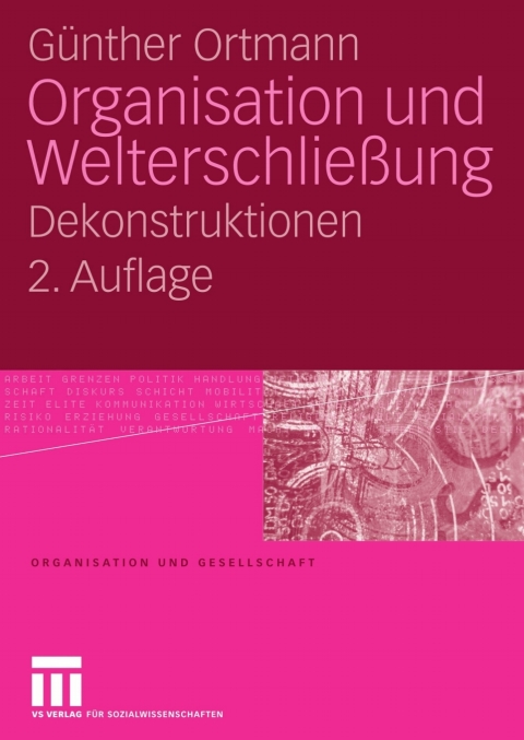 Cover image for book Organisation und Welterschließung