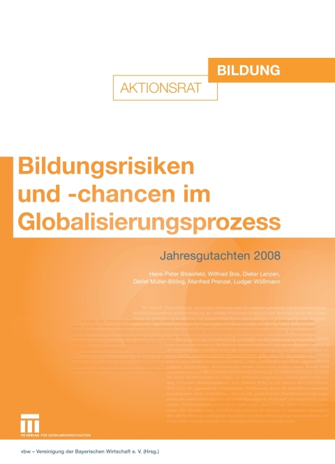 Cover image for book Bildungsrisiken und -chancen im Globalisierungsprozess