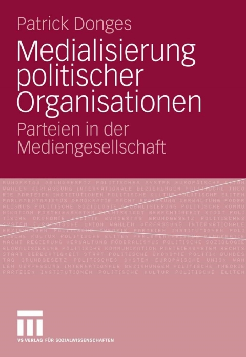 Cover image for book Medialisierung politischer Organisationen