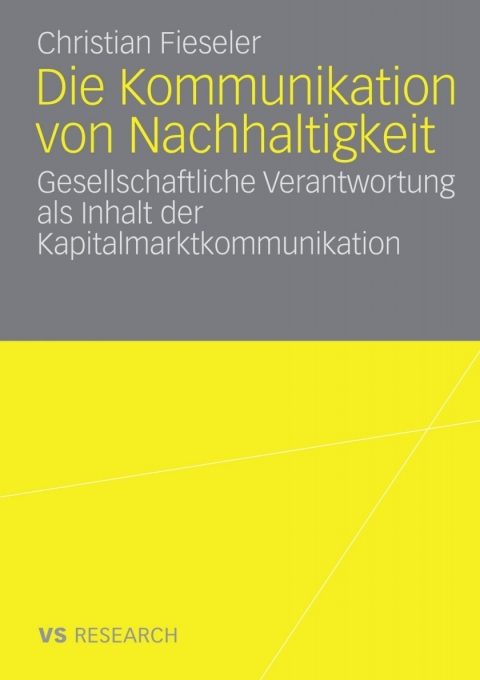 Cover image for book Die Kommunikation von Nachhaltigkeit