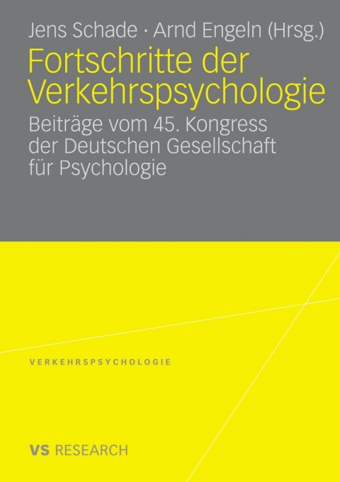 Cover image for book Fortschritte der Verkehrspsychologie