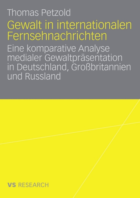 Cover image for book Gewalt in internationalen Fernsehnachrichten