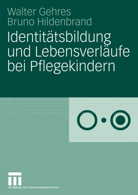 Cover image for book Identitätsbildung und Lebensverläufe bei Pflegekindern