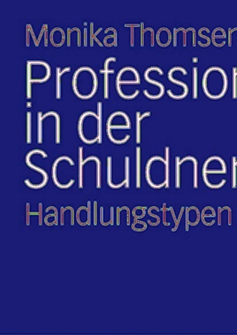 Cover image for book Professionalität in der Schuldnerberatung