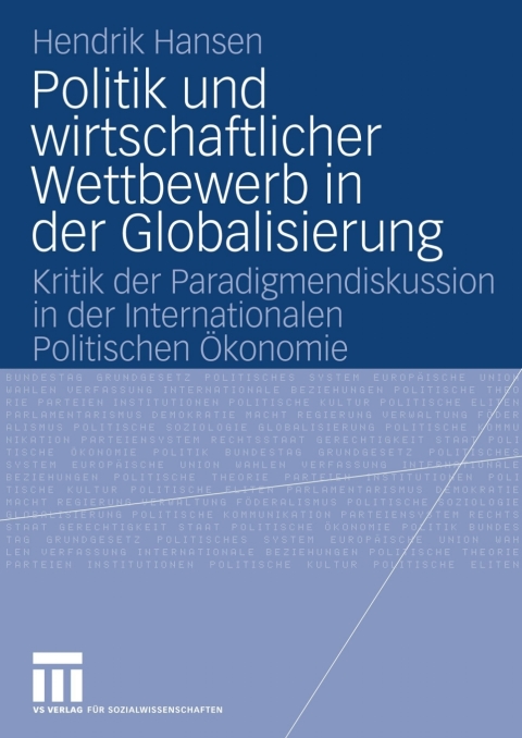 Cover image for book Politik und wirtschaftlicher Wettbewerb in der Globalisierung