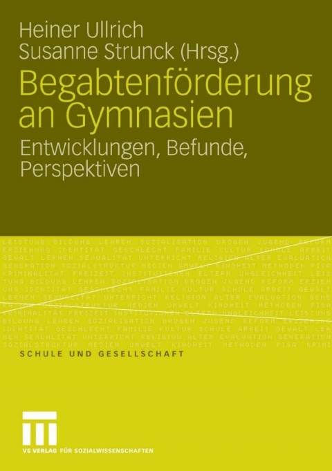 Cover image for book Begabtenförderung an Gymnasien