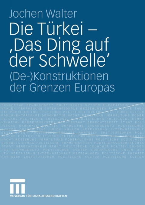 Cover image for book Die Türkei - 'Das Ding auf der Schwelle'