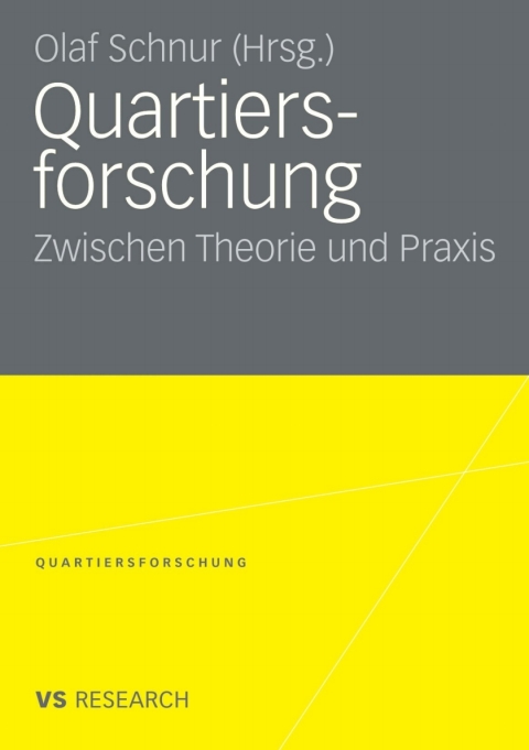 Cover image for book Quartiersforschung