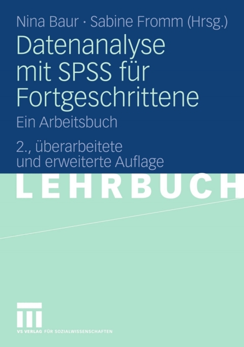Cover image for book Datenanalyse mit SPSS für Fortgeschrittene