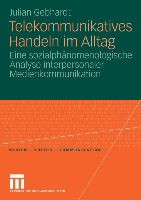 Cover image for book Telekommunikatives Handeln im Alltag