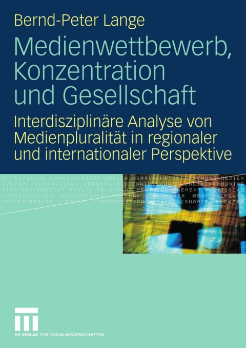 Cover image for book Medienwettbewerb, Konzentration und Gesellschaft