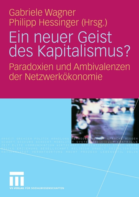 Cover image for book Ein neuer Geist des Kapitalismus?