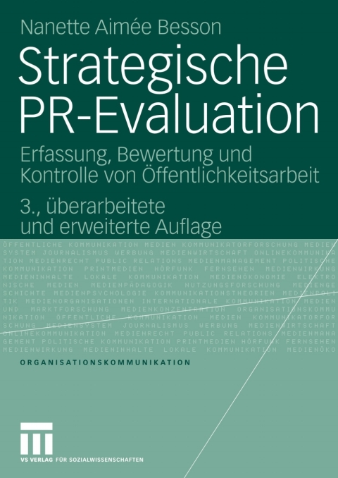 Cover image for book Strategische PR-Evaluation