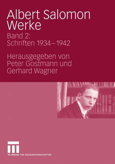 Cover image for book Albert Salomon Werke
