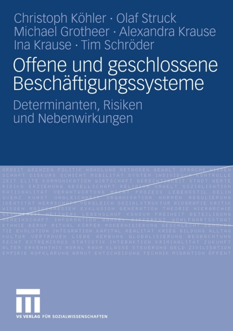 Cover image for book Offene und geschlossene Beschäftigungssysteme