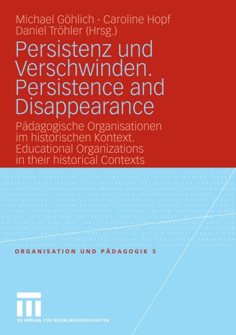 Cover image for book Persistenz und Verschwinden. Persistence and Disappearance