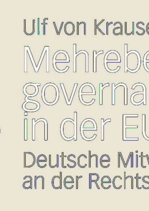 Cover image for book Mehrebenengovernance in der EU
