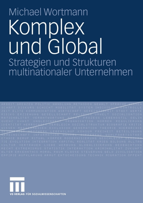 Cover image for book Komplex und Global
