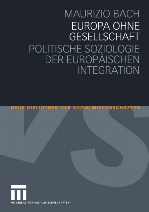 Cover image for book Europa ohne Gesellschaft