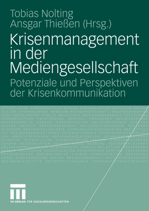 Cover image for book Krisenmanagement in der Mediengesellschaft