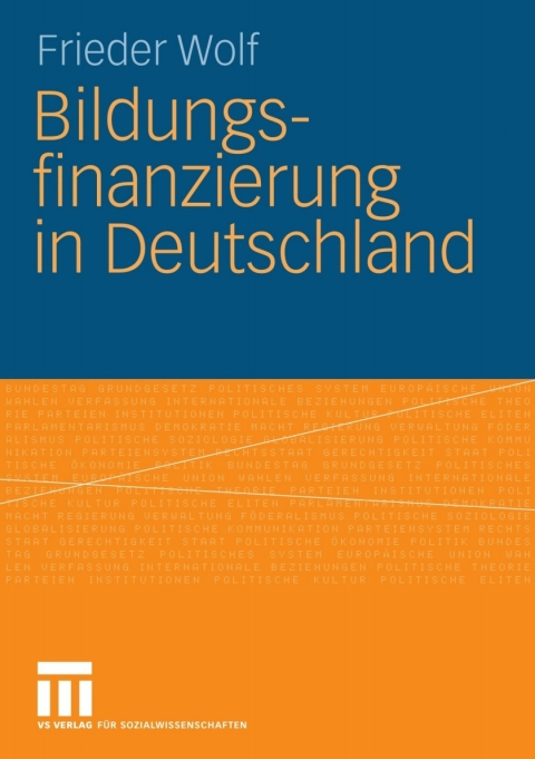 Cover image for book Bildungsfinanzierung in Deutschland