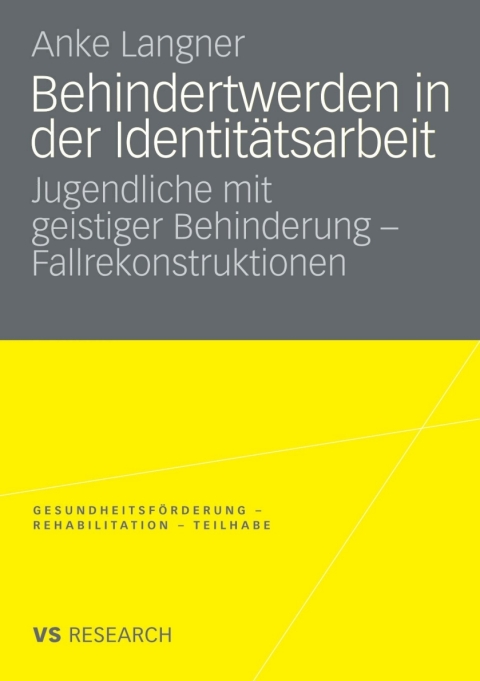 Cover image for book Behindertwerden in der Identitätsarbeit