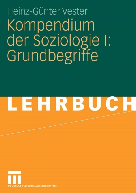 Cover image for book Kompendium der Soziologie I: Grundbegriffe