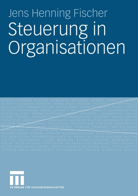 Cover image for book Steuerung in Organisationen