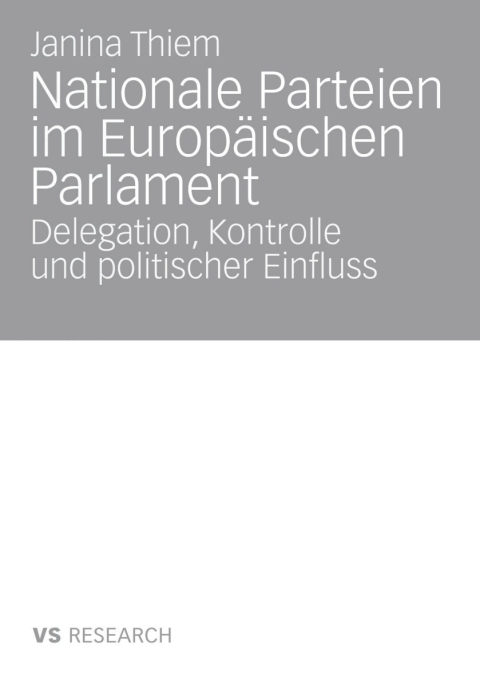Cover image for book Nationale Parteien im Europäischen Parlament