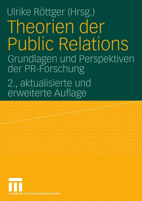 Cover image for book Theorien der Public Relations