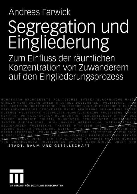 Cover image for book Segregation und Eingliederung