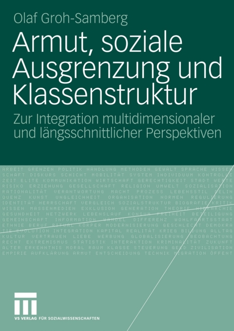 Cover image for book Armut, soziale Ausgrenzung und Klassenstruktur