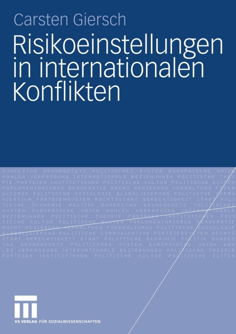Cover image for book Risikoeinstellungen in internationalen Konflikten