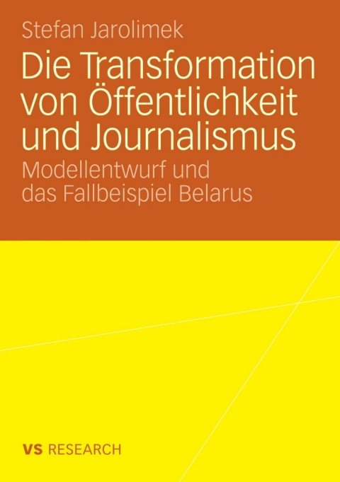 Cover image for book Die Transformation von Öffentlichkeit und Journalismus